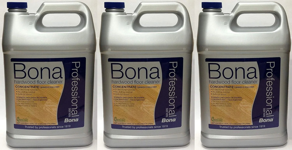 Bona 1 gal Professional Hardwood Cleaner Concentrate, Formally Known As Pacific Sport Clean Concentrate, Sport 3 Pack
