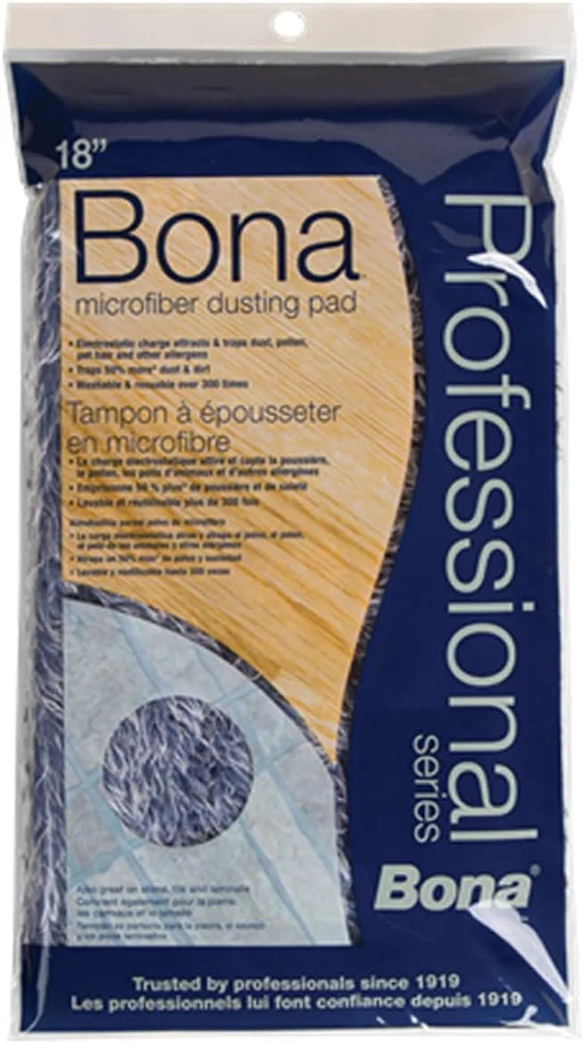 Bona Pro Series Ax0003437 18-Inch Microfiber Dusting Pad