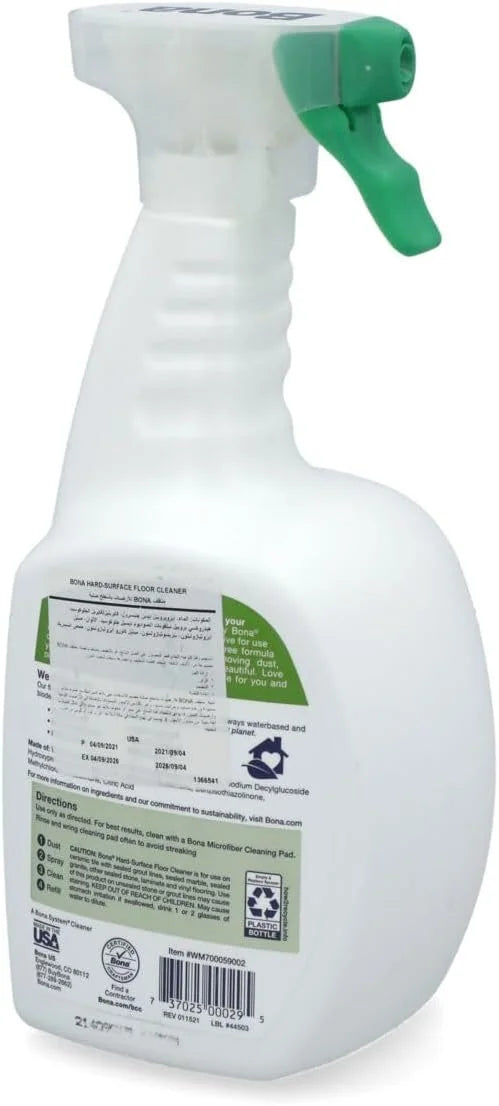 Bona WM700059002 36 Oz Stone & Laminate Spray Cleaner