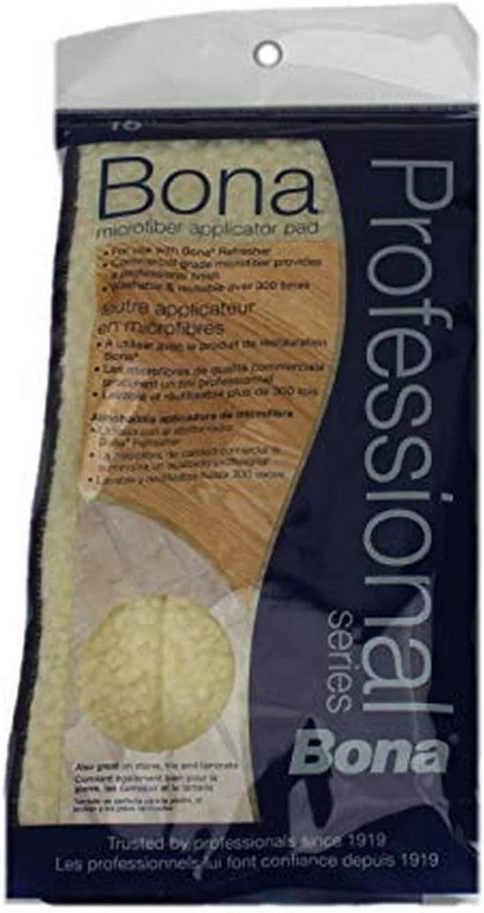 Bona AX0003445 Pad, Pro Applicator Microfiber 18" Tan, Yellow