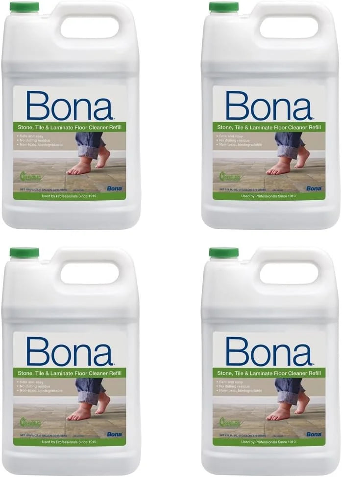 Bona4 x 1 Gal Stone, Tile and Laminate Cleaner, Ready to Use