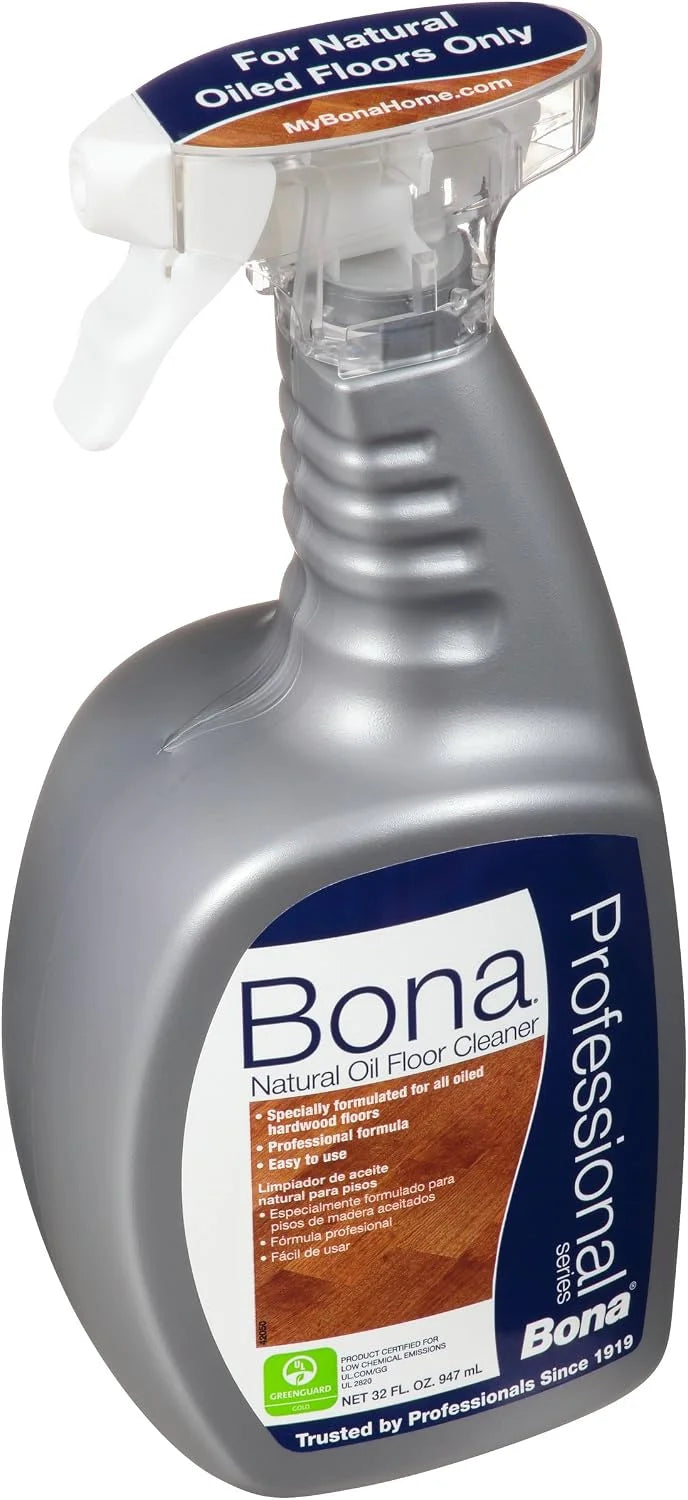 Bona Professional Series Natural Oil Hardwood Floor Cleaner Spray, 32 Fl Oz