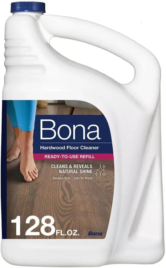 Bona Hardwood Floor Cleaner Refill, 128 Fl Oz (Pack of 1) (128 Fl Oz (Pack of 1))